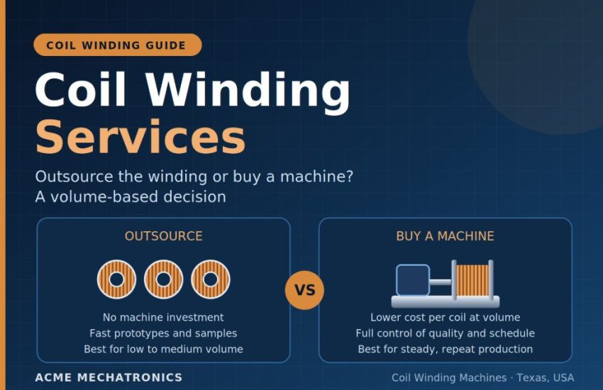 Coil Winding Services vs Buying a Winding Machine